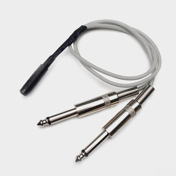 Dây chuyển đổi 2 đầu 6.5mm ra 3.5mm stereo (20Cm)