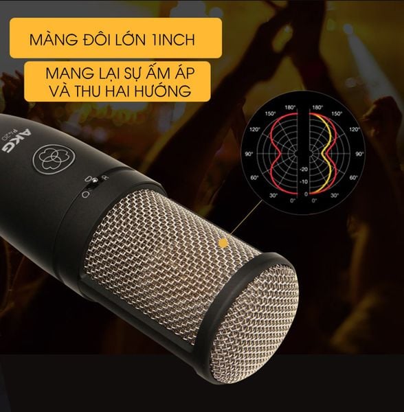 Micro thu âm AKG P420 - Micro thu âm cho phòng thu