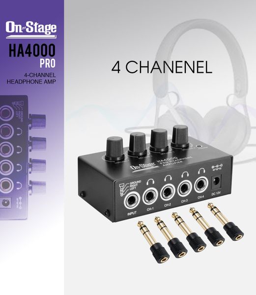 Thiết bị chia tai nghe Milenium HA4 - Channel Headphone Amp