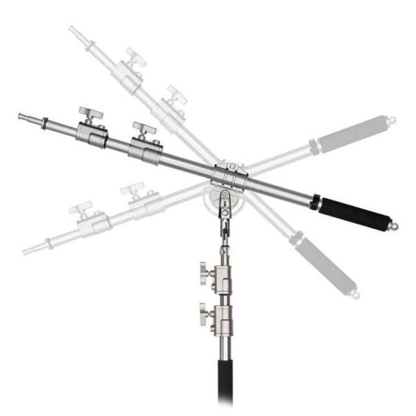 Chân đèn Ck1 pro inox tay boom MF-01 - Chân Đèn Boom CK1 Pro Inox