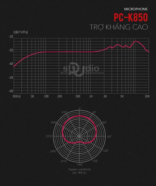 Micro thu âm Takstar PC-K850 - Micro thu âm cho phòng thu