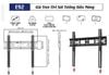 Giá Treo Tivi Ergotek E92 - Treo Sát Tường, Siêu Mỏng (32 Inch - 60 Inch)