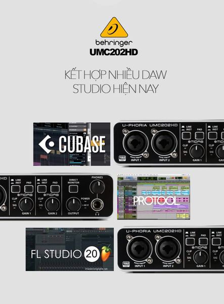 Sound card Behringer UMC202HD - Sound card thu âm