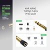 Jack 6ly to Jack 3.5mm Stereo cao cấp, cắm được tất cả tai nghe