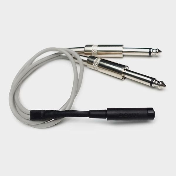 Dây chuyển đổi 2 đầu 6.5mm ra 3.5mm stereo (20Cm)