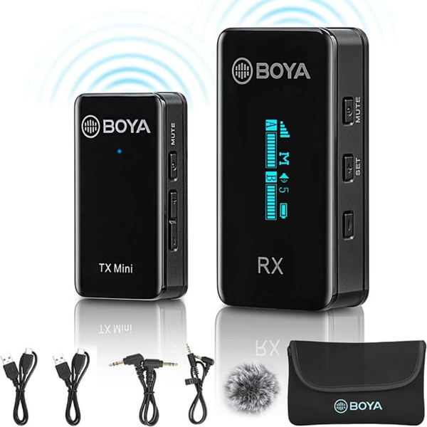 Micro thu âm cài áo Boya BY-XM6 S1 Mini