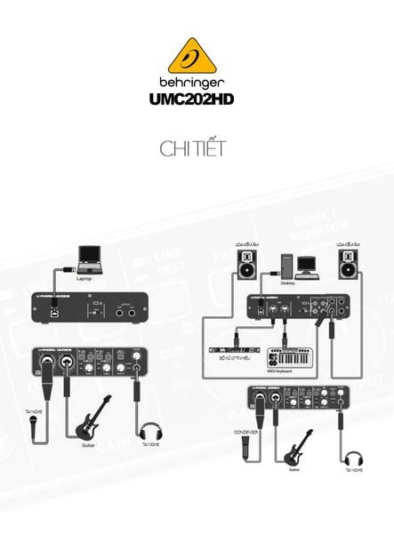 Sound card Behringer UMC202HD - Sound card thu âm