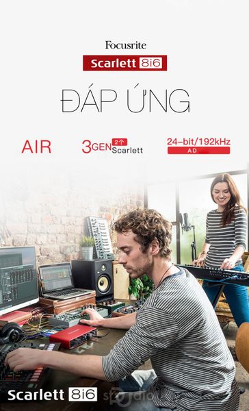 Sound card Focusrite Scarlett 8i6 3rd Gen - Sound card thu âm