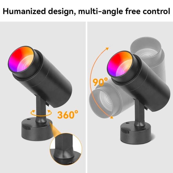 Đèn Led RGB 24W Nhiều Màu Sắc