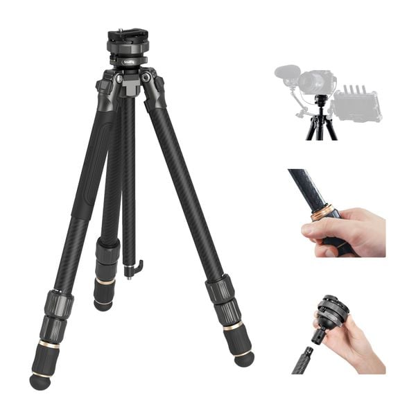 SmallRig 4353 - FreeRover Carbon Fiber Photo Tripod Kit AP-100