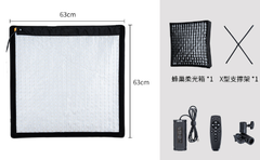Đèn Led Cuộn Shitak 150W 63x63cm | Đèn Led Studio