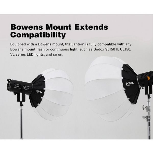 Softbox Cầu Godox 65cm CS-65D Collapsible Lantern Softbox