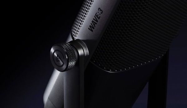 Microphone Elgato Wave 3/ Black, Micro thu âm USB
