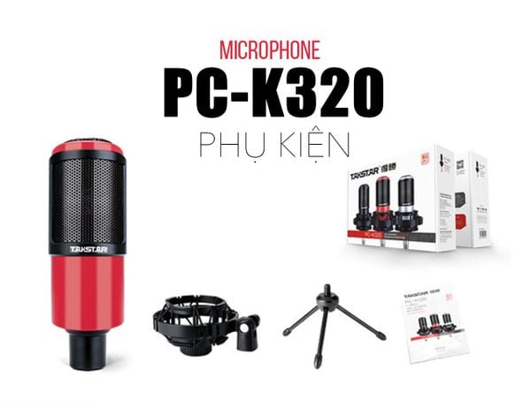 Microphone Takstar PC-K320 - Micro thu âm hát livestream