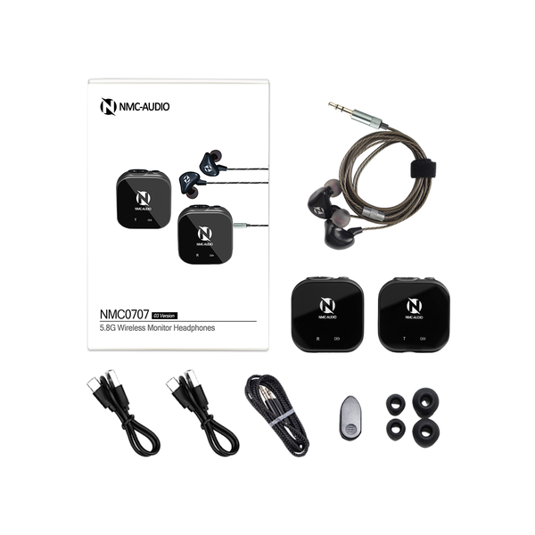 Tai nghe biểu diễn không dây 5.8G NMC-AUDIO NMC0707 Version 3