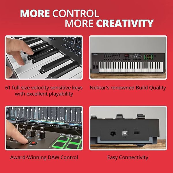 Nektar Impact LX61+ Keyboard Controller