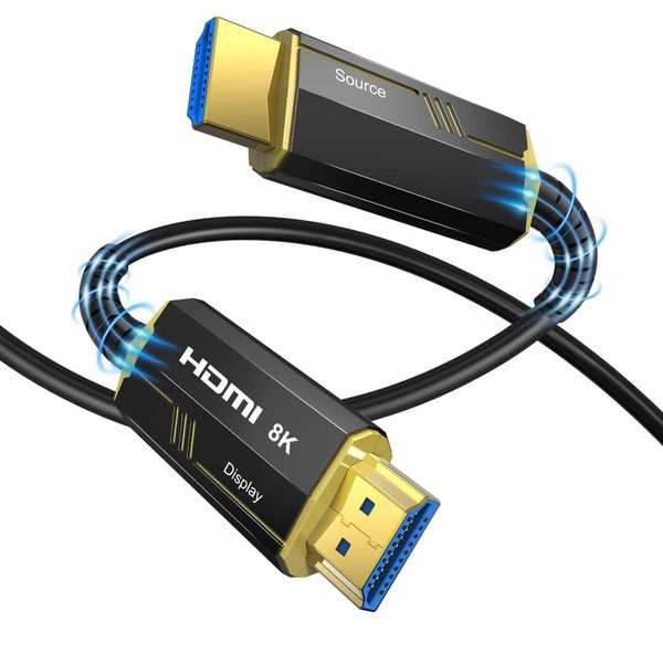 8K HDMI Cable Fiber Optic Cable HDMI- Compatible 2.1 8K 60Hz (10M)