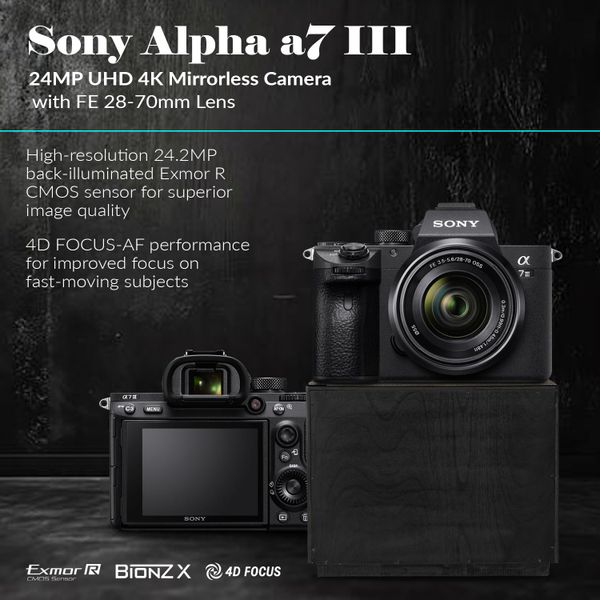 Máy ảnh Sony Alpha ILCE-7M3K/ A7M3 Kit FE 28-70mm F3.5-5.6 OSS