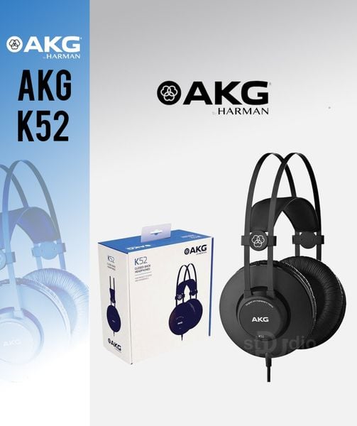 Tai nghe kiểm âm AKG K52, Headphone Studio