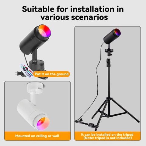 Đèn Led RGB 24W Nhiều Màu Sắc