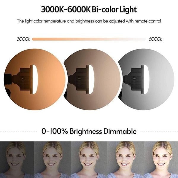 Bóng Đèn Led 285w Đổi Màu 3200k-5500k có Remote