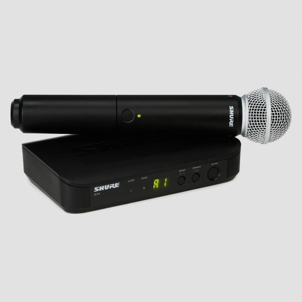 Bộ thu và phát kèm micro không dây Shure BLX24A/SM58A - Micro không dây cầm tay (1mic)