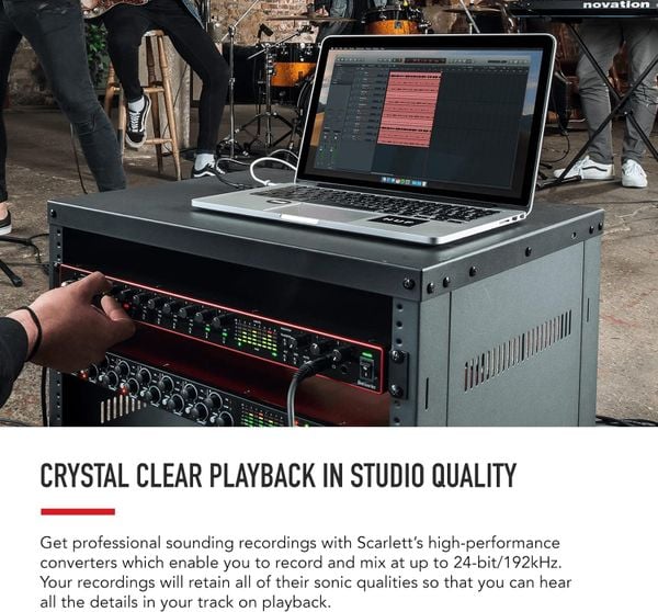 Focusrite Scarlett 18i20 4rd Gen USB Audio Interface - Sound card thu âm