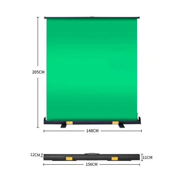 Khung treo phông xanh chữ X di động 145*200cm