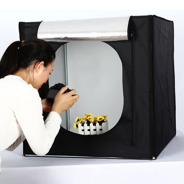 Hộp chụp sản phẩm 50x50cm tích hợp đèn LED