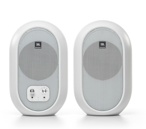 JBL 104-BTW 60W One Series Bluetooth Reference Monitor Pair – White