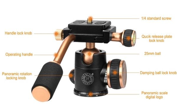 Chân máy ảnh Beike Q160S