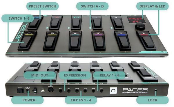 Nektar Pacer MIDI Foot Controller