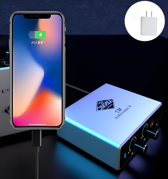 Box Livestream Stereo M2 AINMC 24bit - Dây livestream vừa sạc vừa live cho IOS/Androi Đa năng