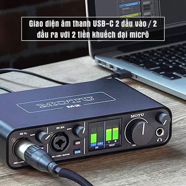 Sound card Motu M2 - Sound card thu âm