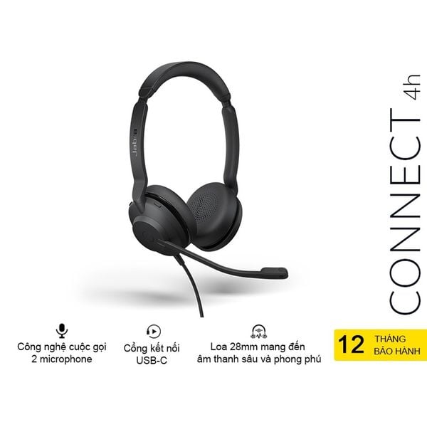 Tai Nghe Jabra Connect 4h - Tai nghe chụp tai có mic