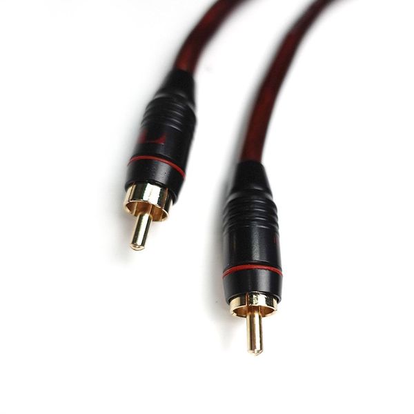 Dây truyền tín hiệu Jack 6.5mm Stereo ra 2 Jack Hoa sen RCA (2M)