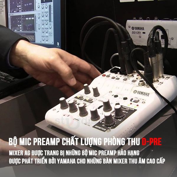 Mixer Yamaha AG03 - Bàn trộn âm thanh all in one