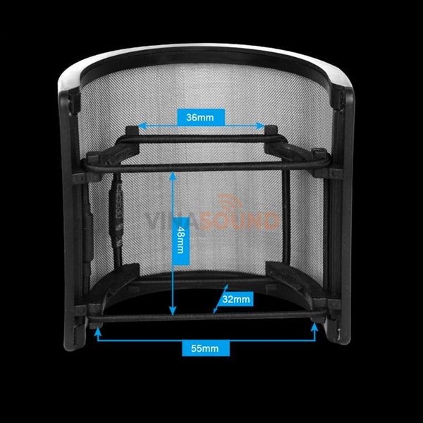 Màng lọc âm Alctron PF06 - Màng lọc âm mini chụp trước micro thu âm