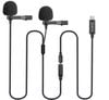 Micro thu âm Boya BY-M3D - Micro thu âm cài áo 2 mic ( Cổng type C )