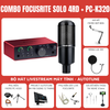 Bộ thu âm Focusrite Scarlett Solo (Gen 4) - Micro thu âm Takstar PC-K320
