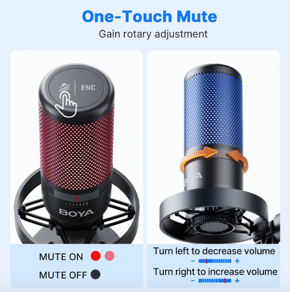 Micro Thu Âm Boya K9 - Micro USB để bàn