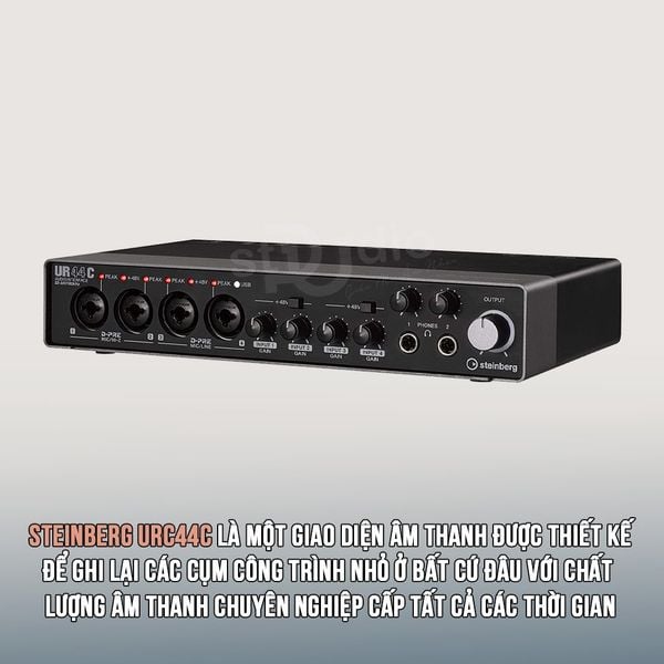 Sound card Steinberg UR44 - Sound card thu âm