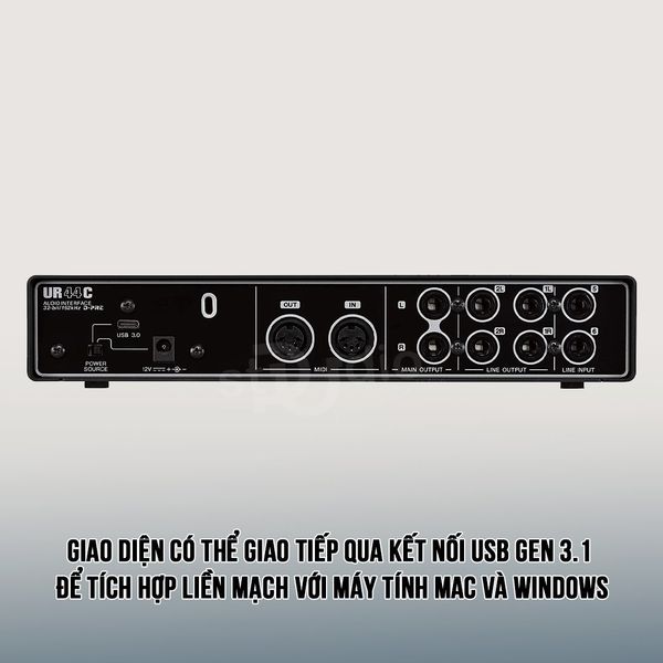 Sound card Steinberg UR44C - Sound card thu âm