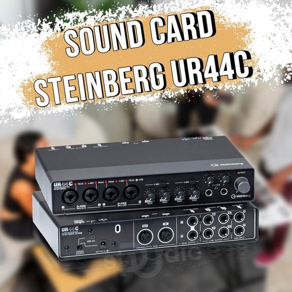 Sound card Steinberg UR44 - Sound card thu âm
