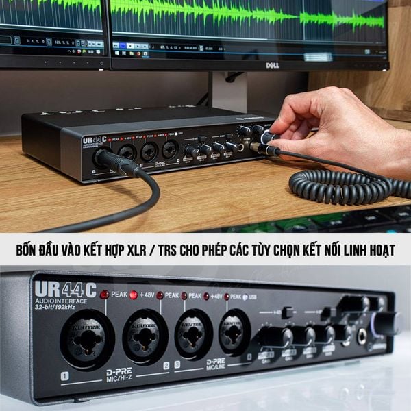 Sound card Steinberg UR44 - Sound card thu âm