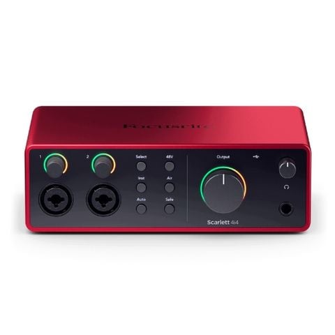 Sound card Focusrite Scarlett 4i4 4rd (Gen) - Sound card thu âm