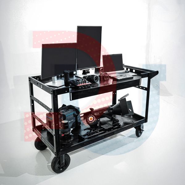 Xe Đẩy Thiết Bị Trong Studio 2 Tầng Chuyên Dụng Tải Trọng 200kg