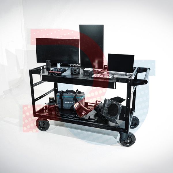 Xe Đẩy Thiết Bị Trong Studio 2 Tầng Chuyên Dụng Tải Trọng 200kg