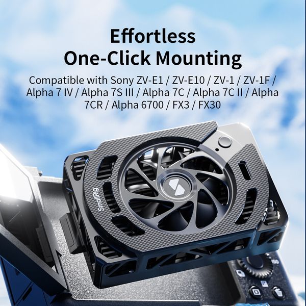 Quạt tản nhiệt Smallrig cho máy ảnh Sony, Canon, Fujifilm 4815