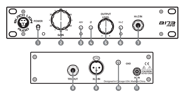 Black Lion Audio B173MK2 - Tiền Khuếch Đại